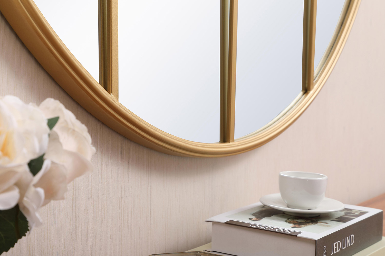 Elegant Wall Mirror - Brass, L 41.75" (MR634242BR)