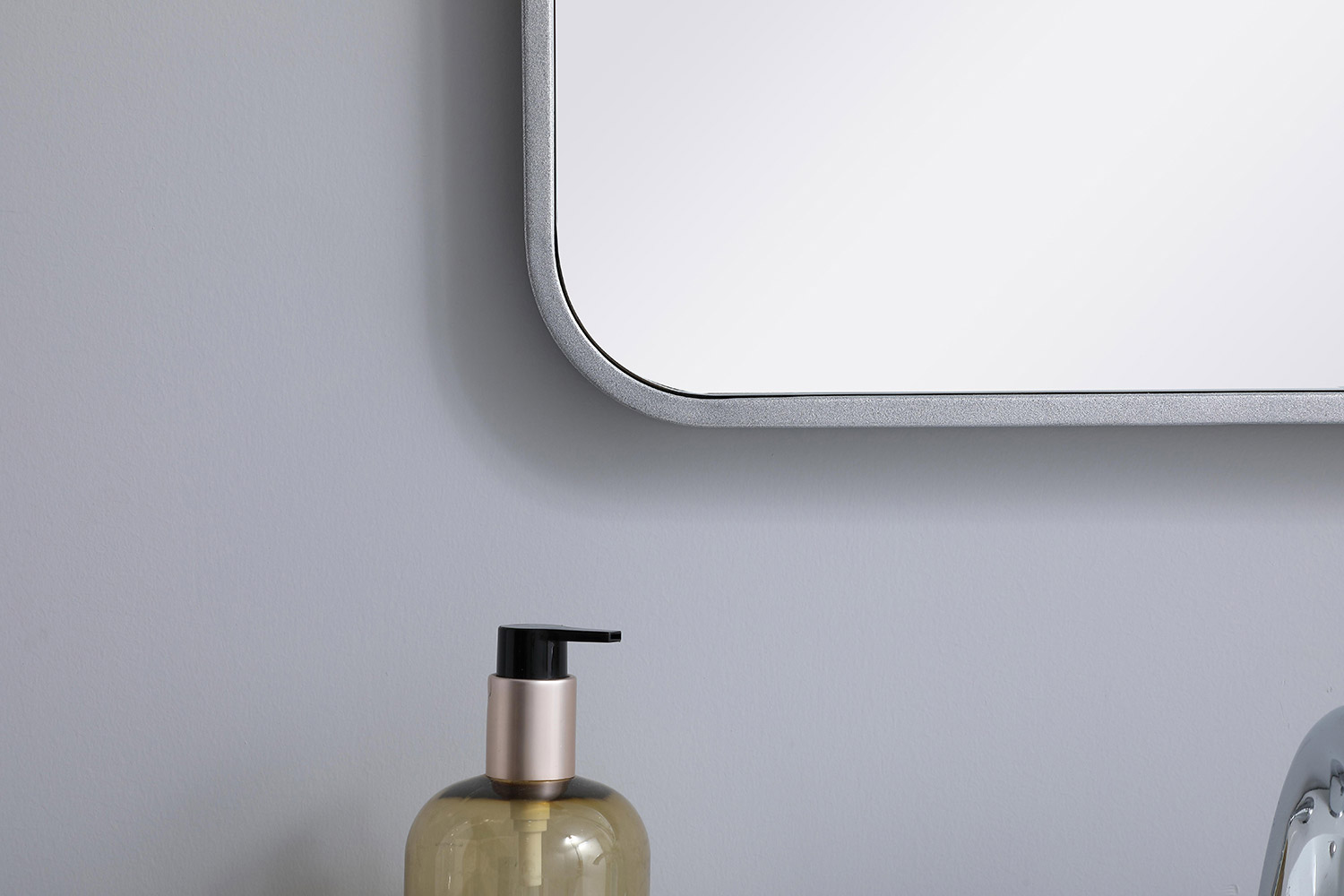 Elegant Wall Mirror - Silver, L 30" (MR801830S)