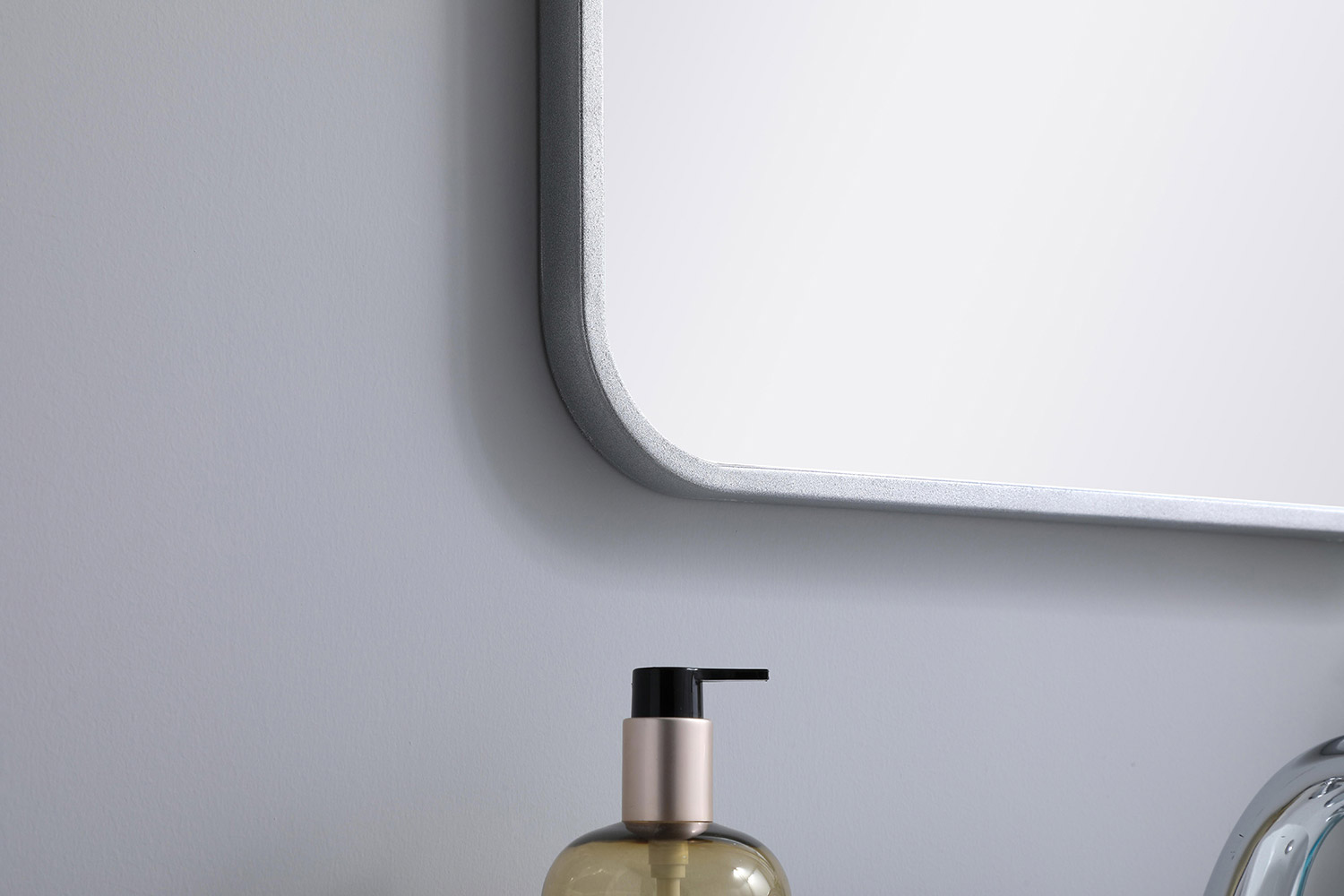 Elegant Wall Mirror - Silver, L 30" (MR801830S)