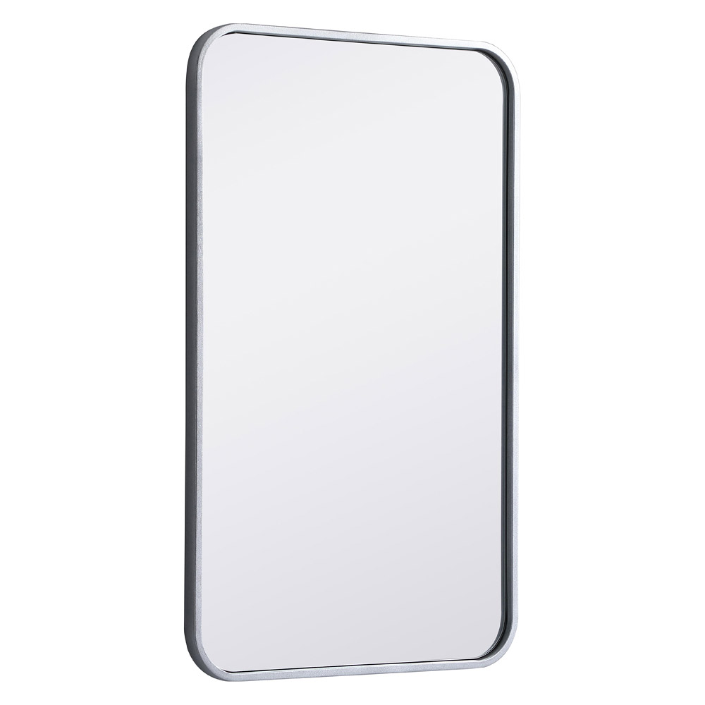 Elegant Wall Mirror - Silver, L 30" (MR801830S)