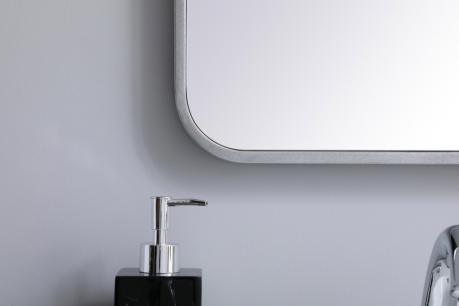 Elegant Wall Mirror - Silver, L 36" (MR801836S)