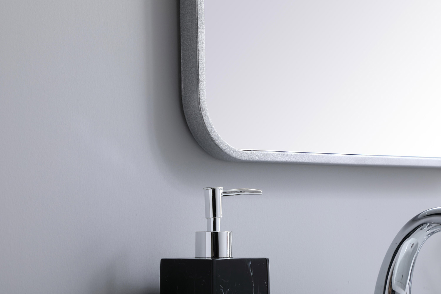 Elegant Wall Mirror - Silver, L 36" (MR801836S)