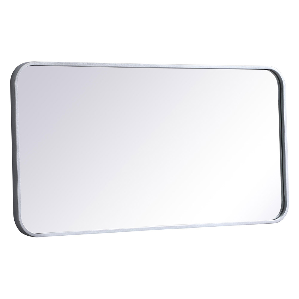 Elegant Wall Mirror - Silver, L 36" (MR801836S)