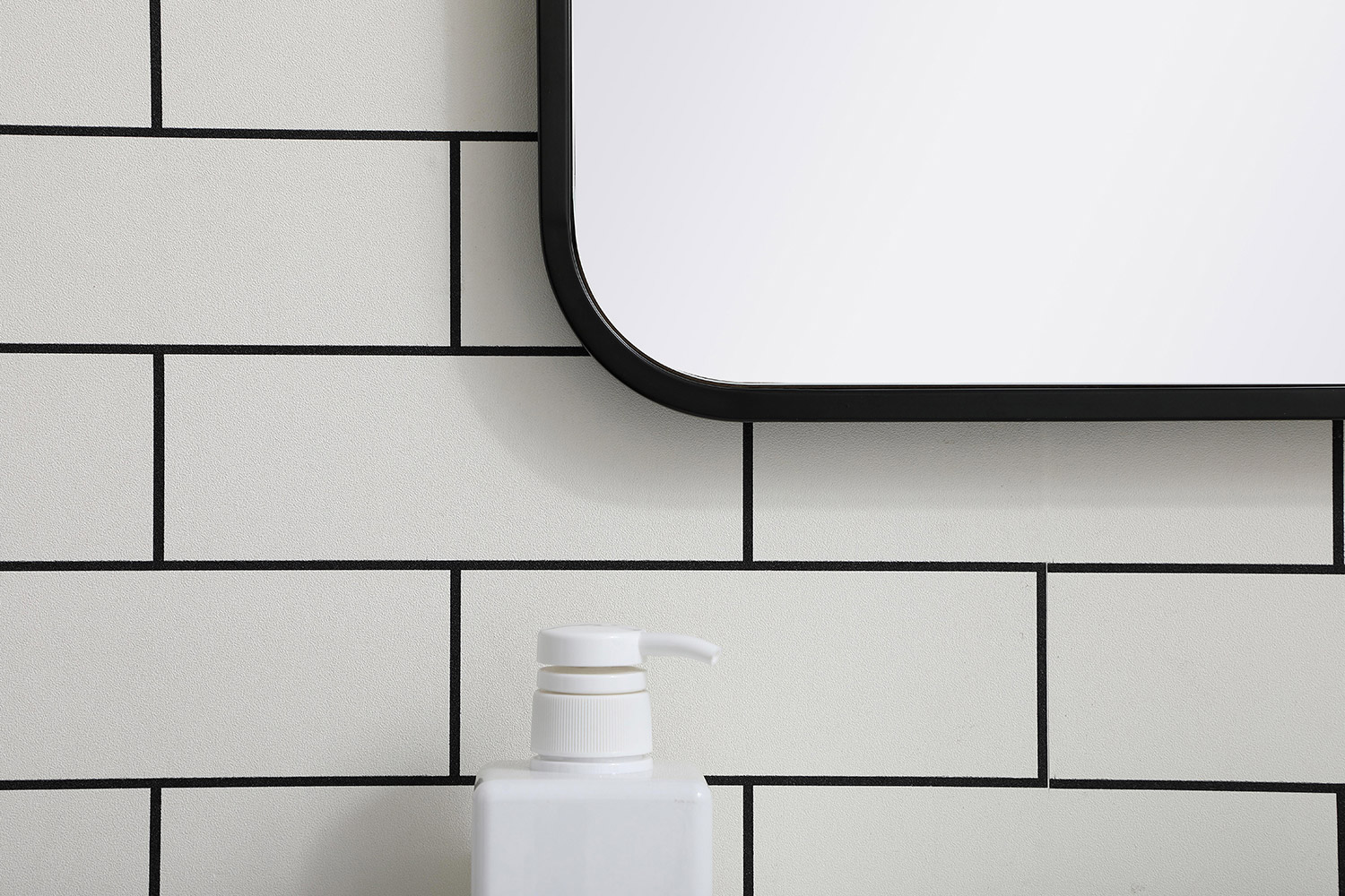 Elegant Wall Mirror - Black, L 30" (MR802030BK)