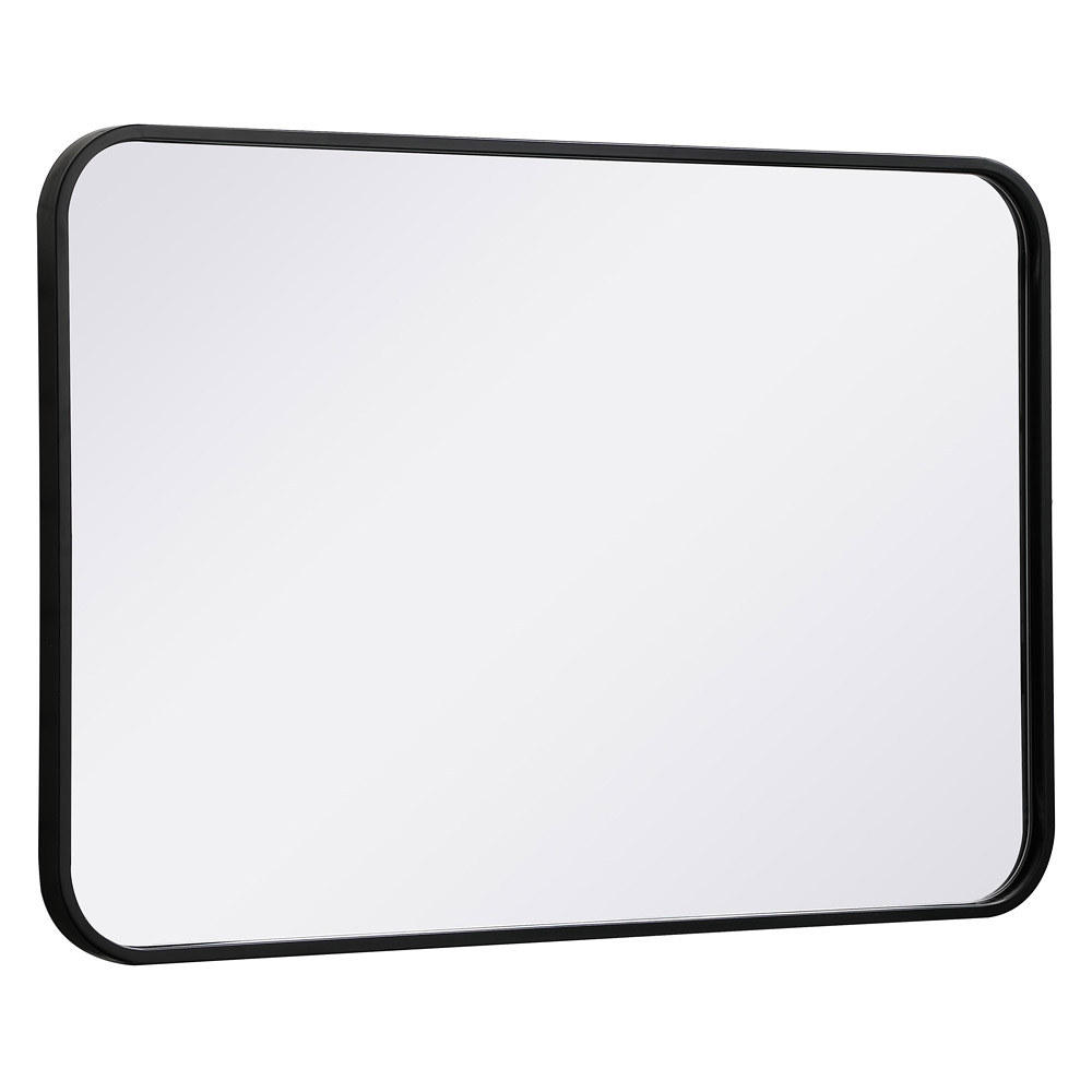 Elegant Wall Mirror - Black, L 30" (MR802030BK)
