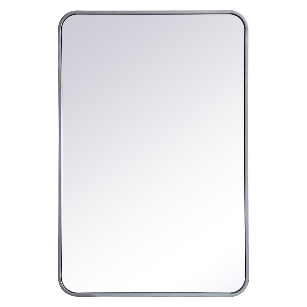Elegant Wall Mirror - Silver, L 36" (MR802436S)