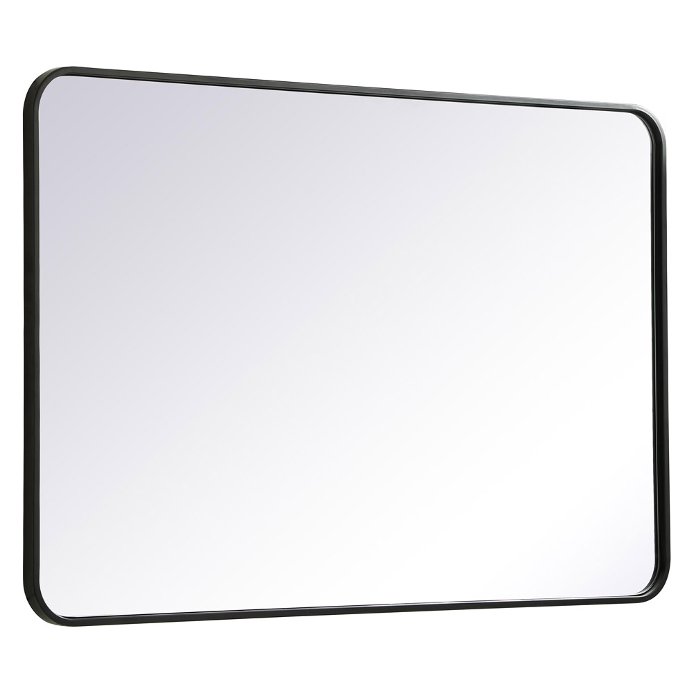 Elegant Wall Mirror - Black, L 42" (MR802842BK)