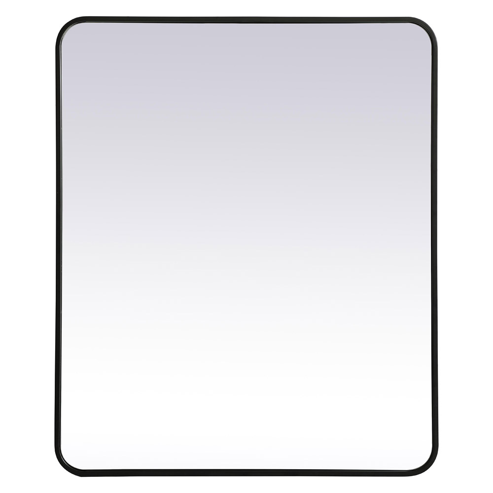 Elegant Wall Mirror - Black, L 36" (MR803036BK)
