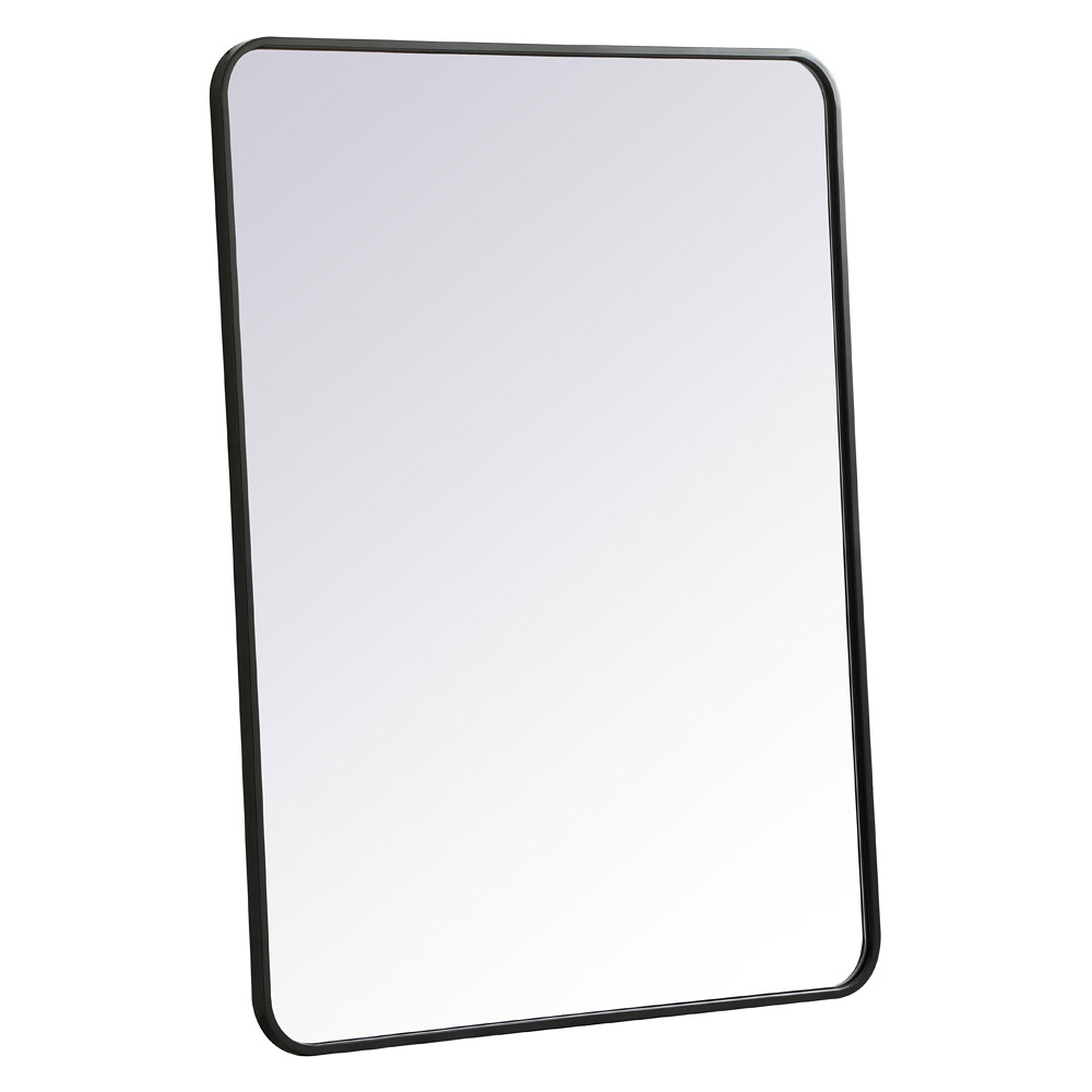 Elegant Wall Mirror - Black, L 40" (MR803040BK)