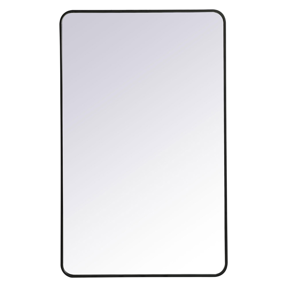 Elegant Wall Mirror - Black, L 48" (MR803048BK)