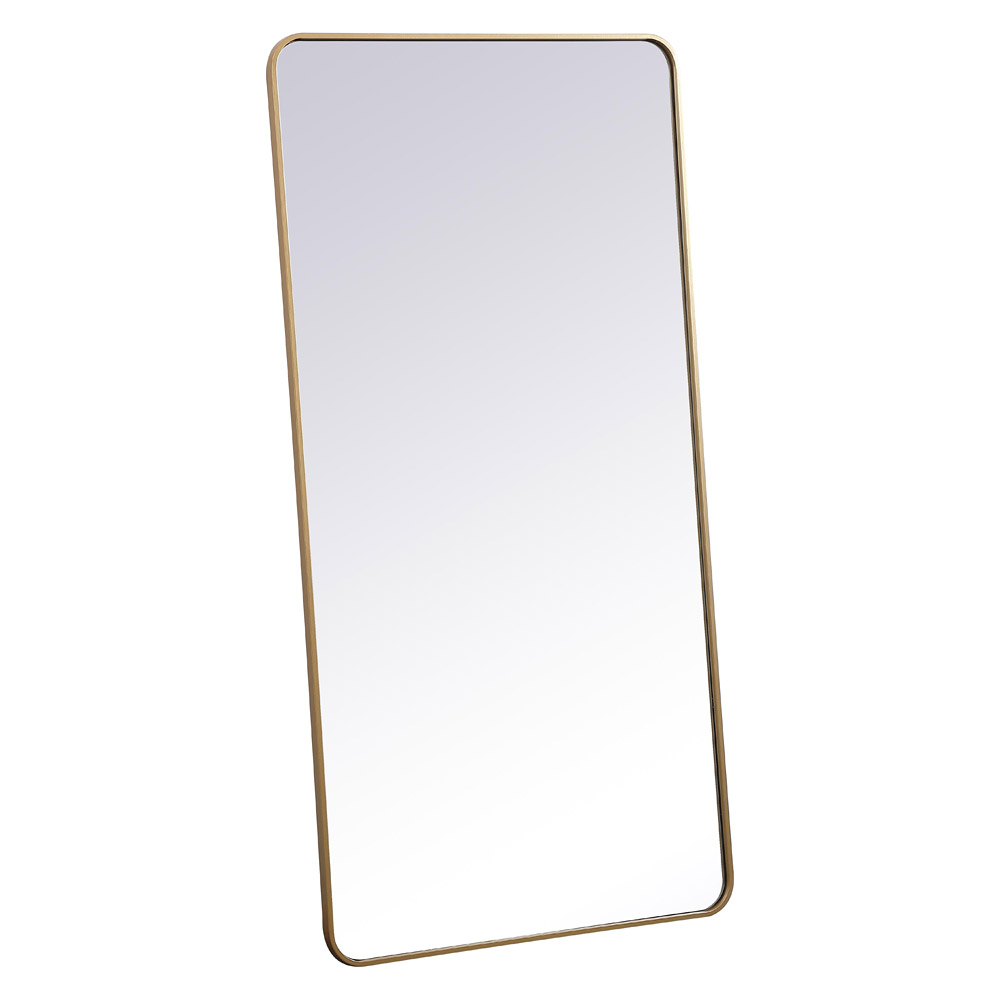 Elegant Wall Mirror - Brass, L 60" (MR803060BR)