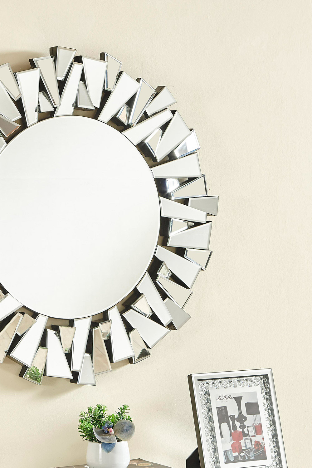 Elegant Wall Mirror - Clear, L 39.5" (MR9132)