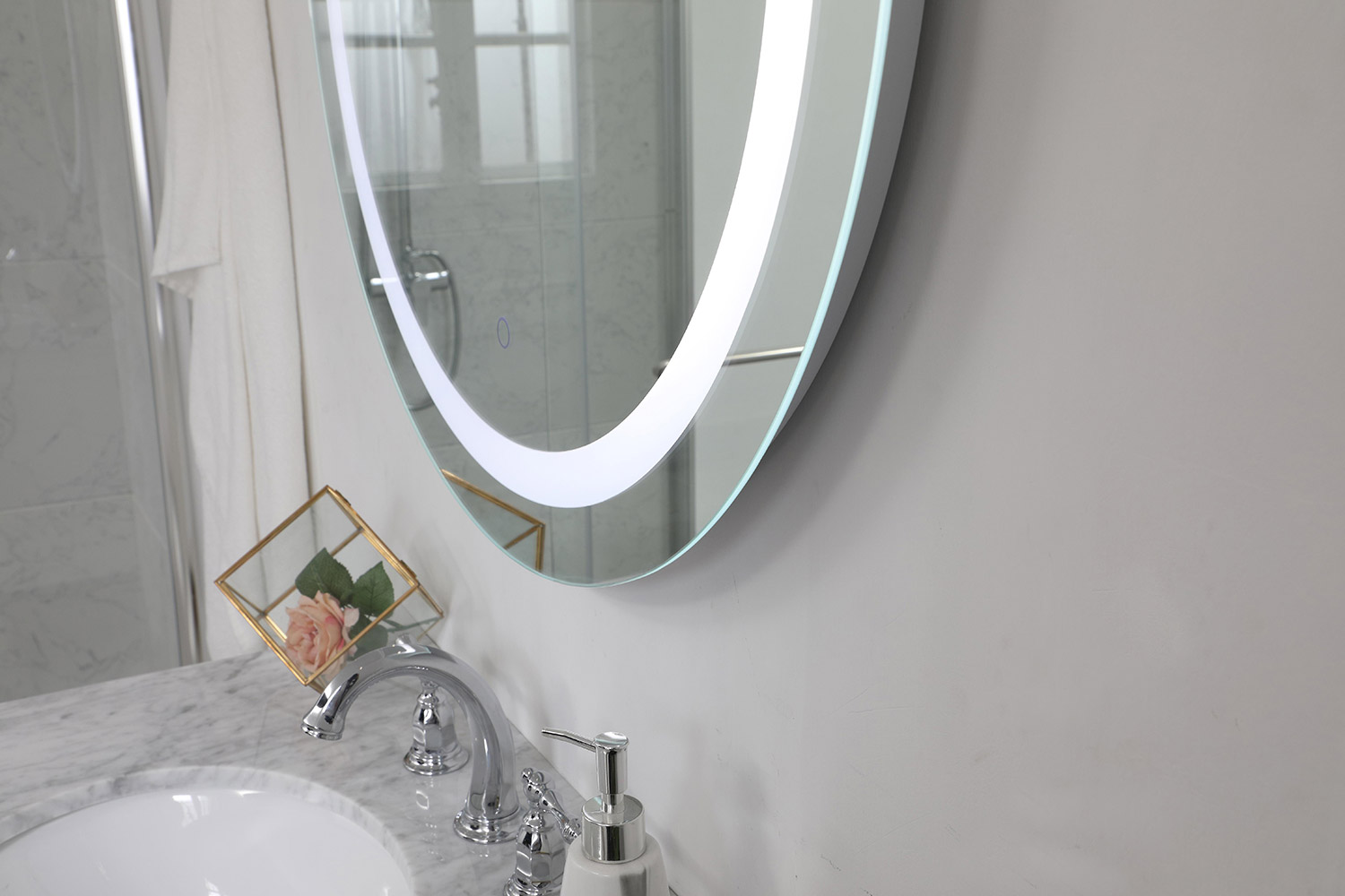 Elegant Wall Mirror - Clear, D 32", H 32" (MRE23232)