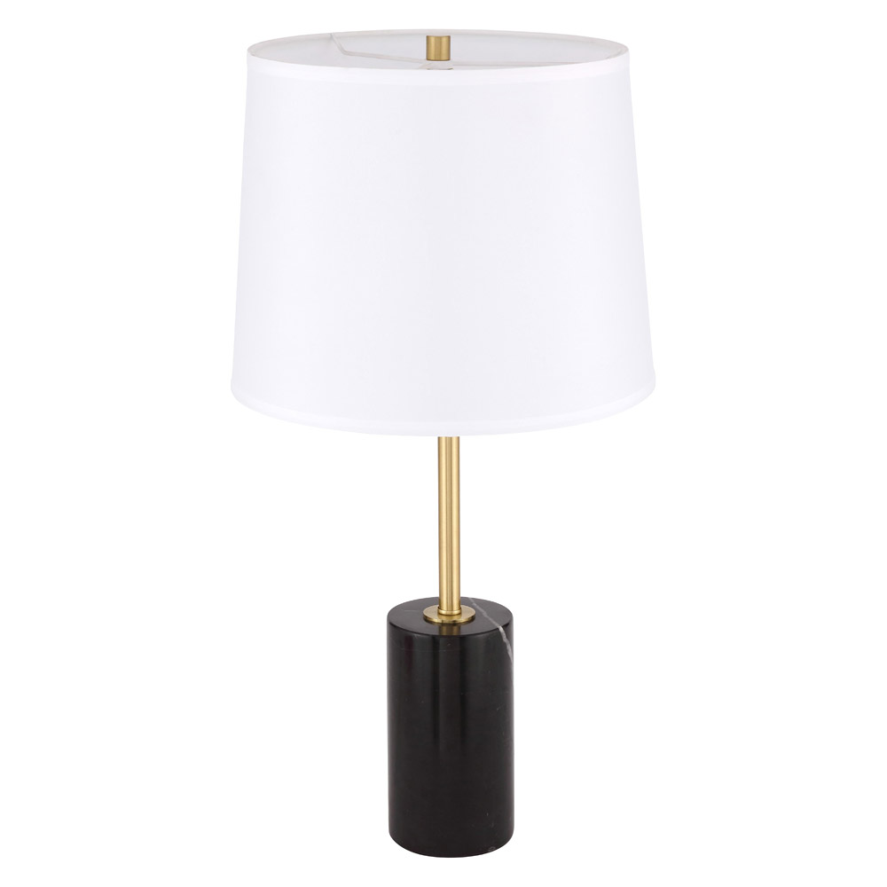 Elegant Laurent 1 Light Table Lamp - Brushed Brass (TL3038BR)