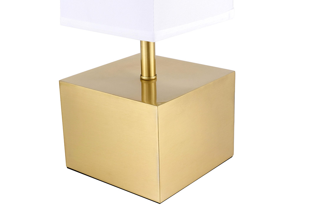 Elegant Niki 1 Light Table Lamp - Brushed Brass (TL3049BR)