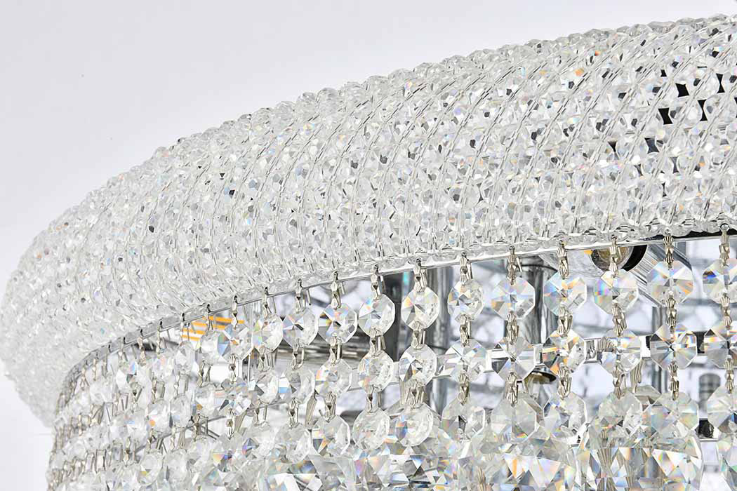 Elegant Flush Mount Light - Chrome, L 36" (V1800F36C-RC)