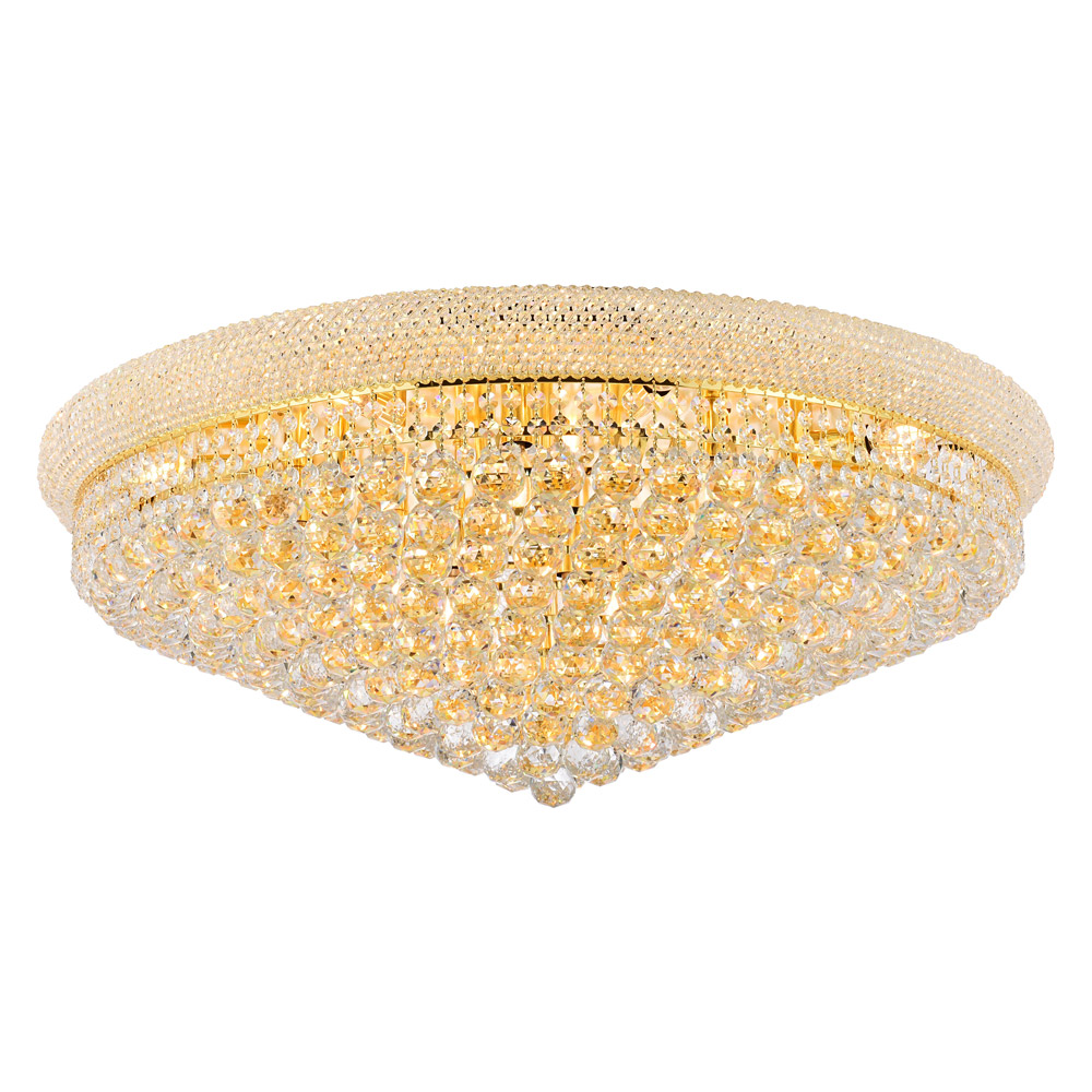 Elegant Flush Mount Light - Gold, L 36" (V1800F36G-RC)