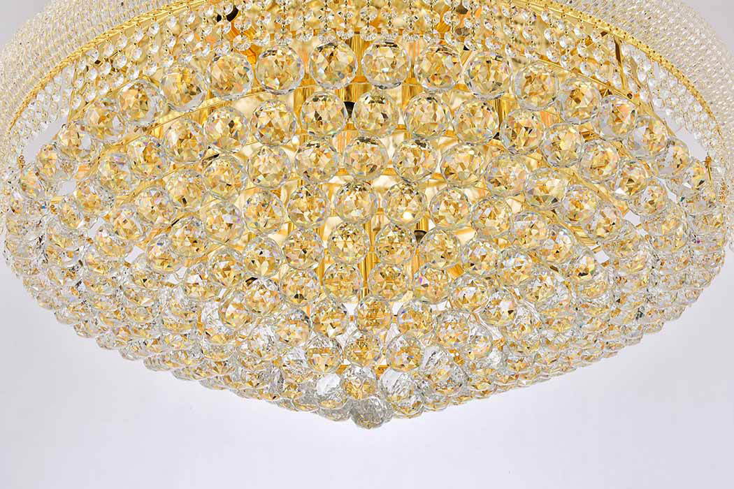 Elegant Flush Mount Light - Gold, L 36" (V1800F36G-RC)