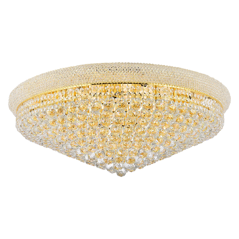Elegant Flush Mount Light - Gold, L 36" (V1800F36G-RC)