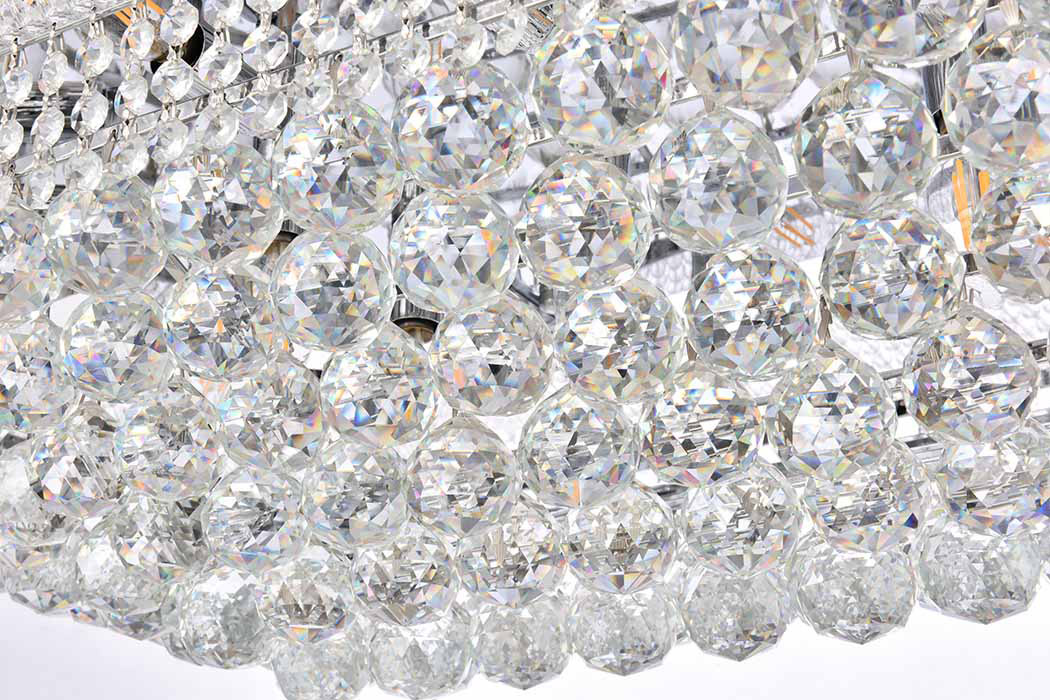 Elegant Flush Mount Light - Chrome, L 36" (V1800F36SC-RC)