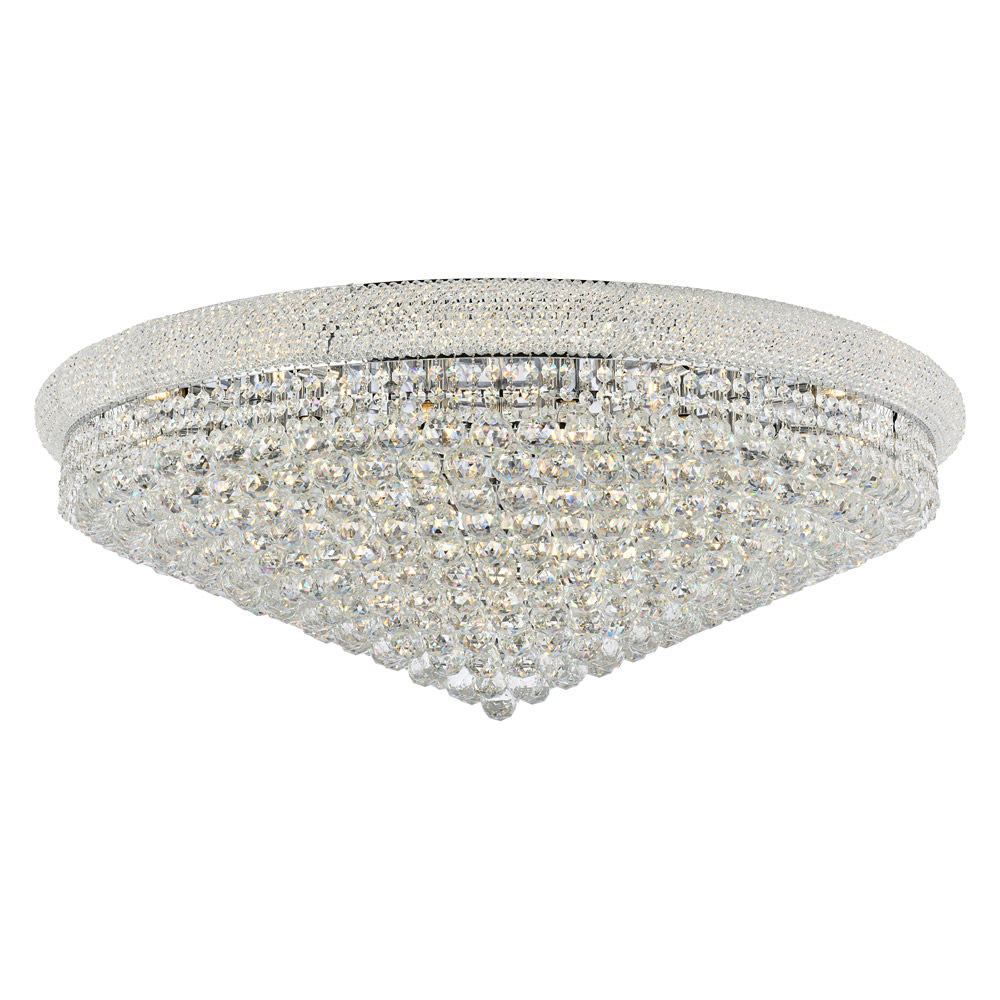 Elegant Flush Mount Light - Chrome, L 42" (V1800F42C-RC)