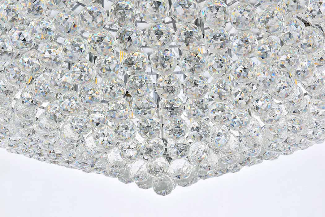 Elegant Flush Mount Light - Chrome, L 42" (V1800F42C-RC)