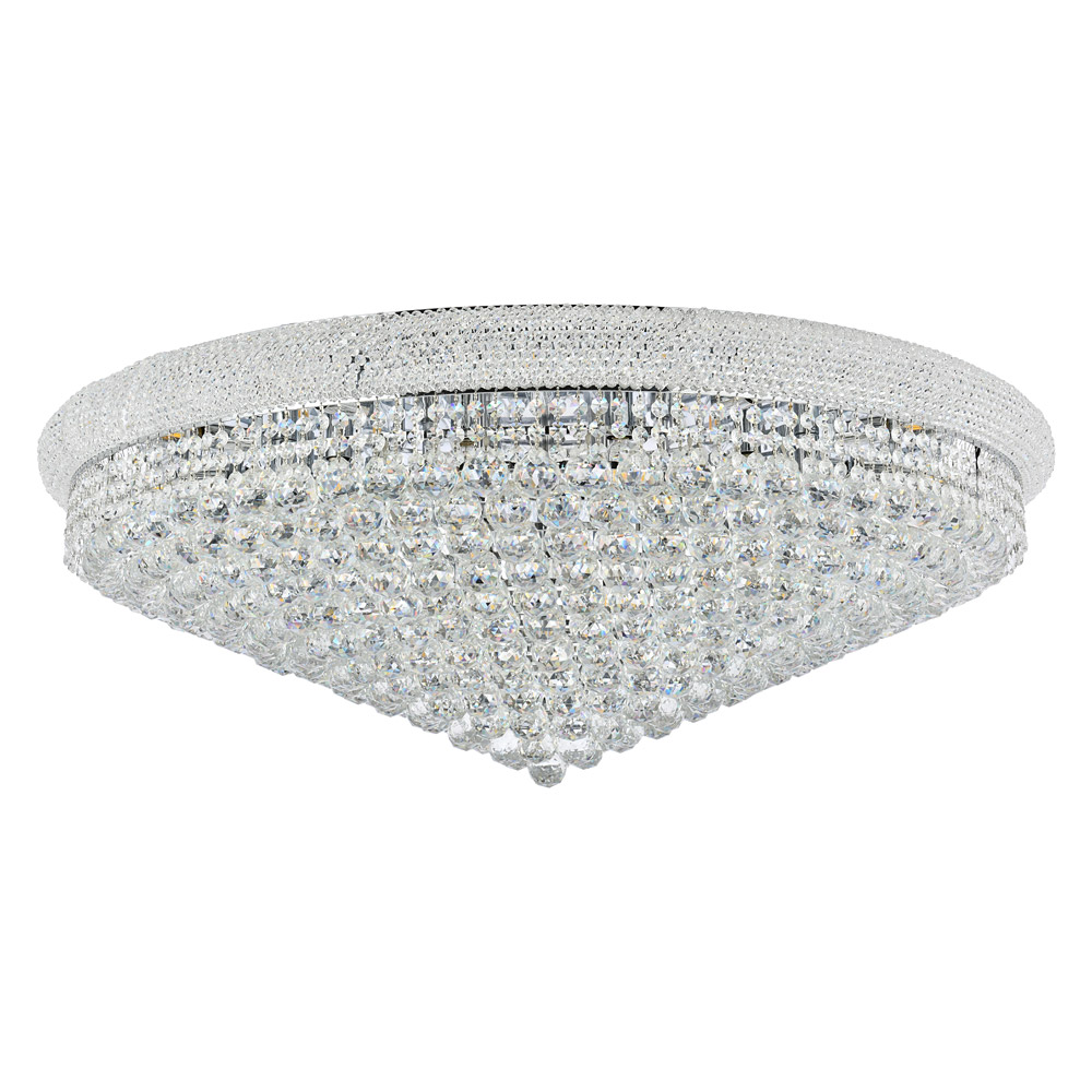 Elegant Flush Mount Light - Chrome, L 42" (V1800F42C-RC)