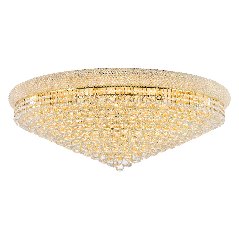 Elegant Flush Mount Light - Gold, L 42" (V1800F42G-RC)