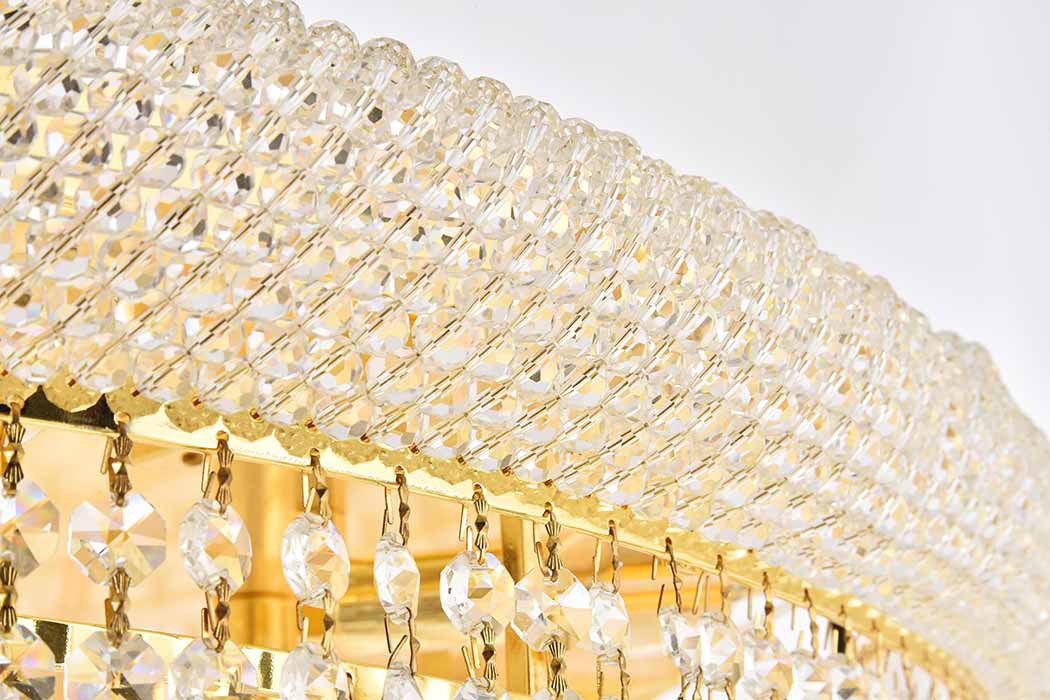 Elegant Flush Mount Light - Gold, L 42" (V1800F42G-RC)