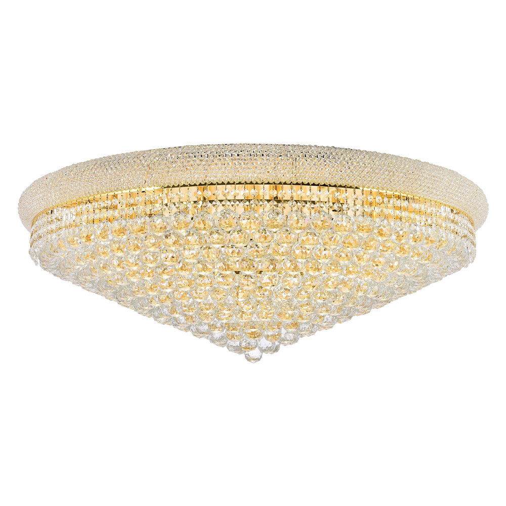 Elegant Flush Mount Light - Gold, L 42" (V1800F42G-RC)