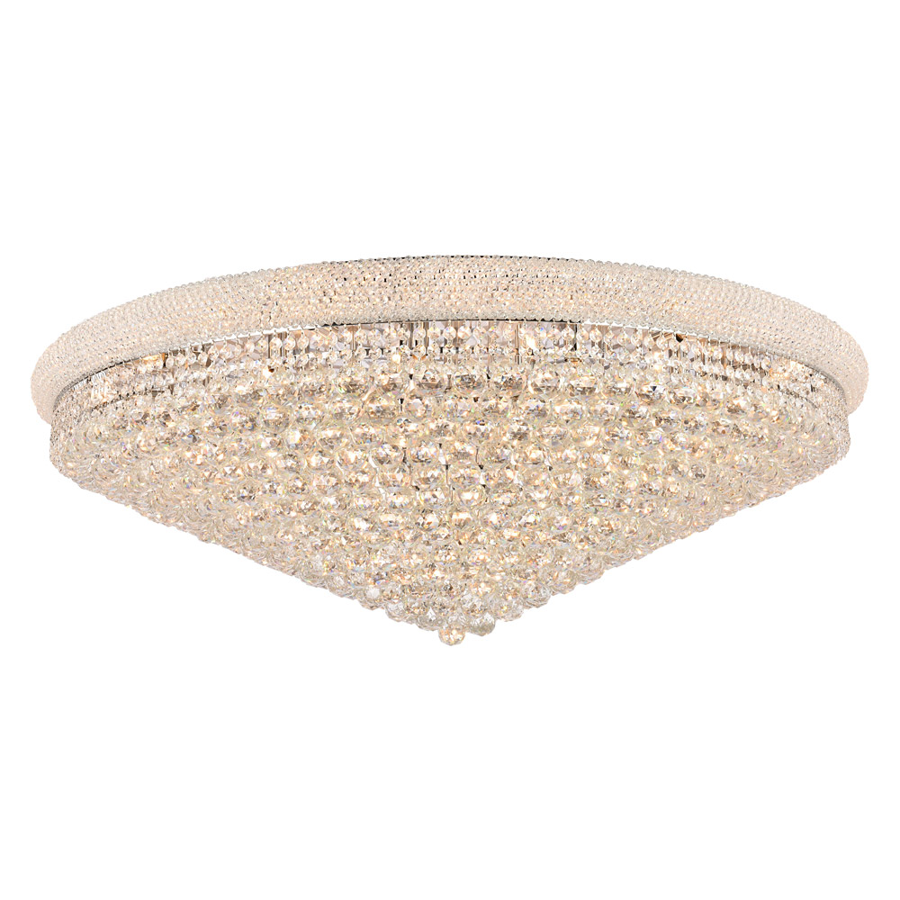 Elegant Flush Mount Light - Chrome, L 48" (V1800F48C-RC)