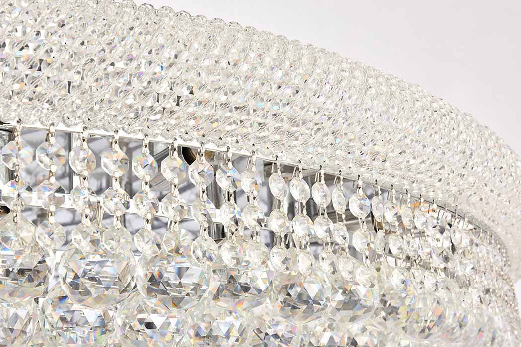 Elegant Flush Mount Light - Chrome, L 48" (V1800F48C-RC)