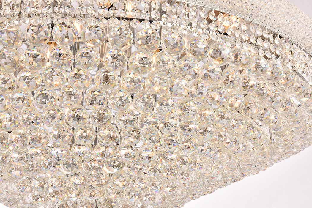 Elegant Flush Mount Light - Chrome, L 48" (V1800F48C-RC)