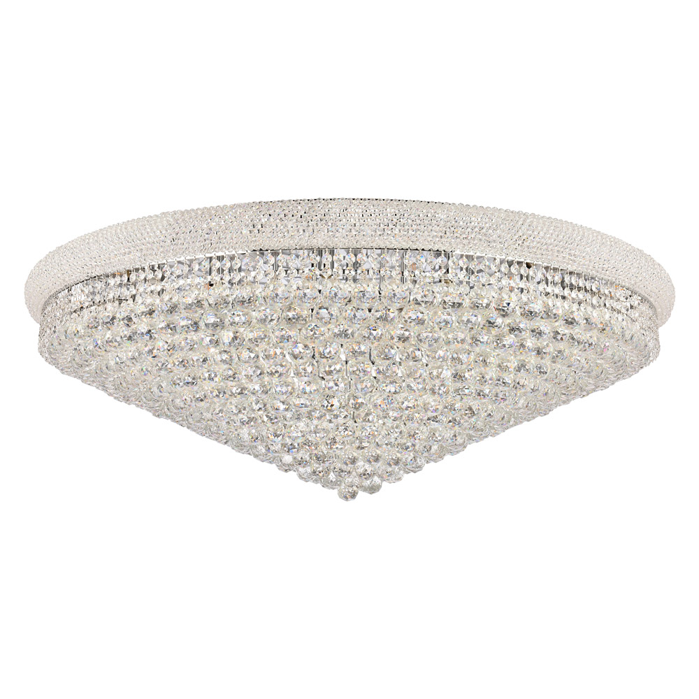 Elegant Flush Mount Light - Chrome, L 48" (V1800F48C-RC)