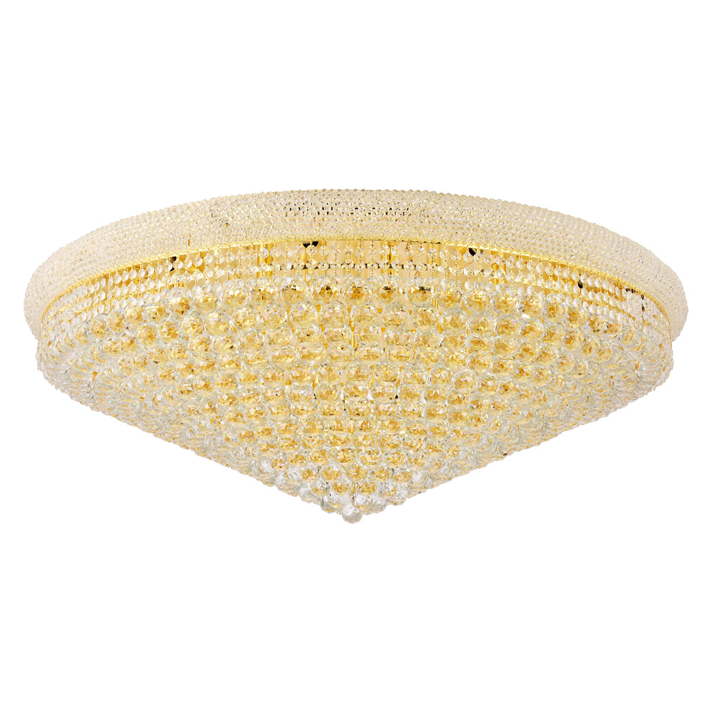 Elegant Flush Mount Light - Gold, L 48" (V1800F48G-RC)