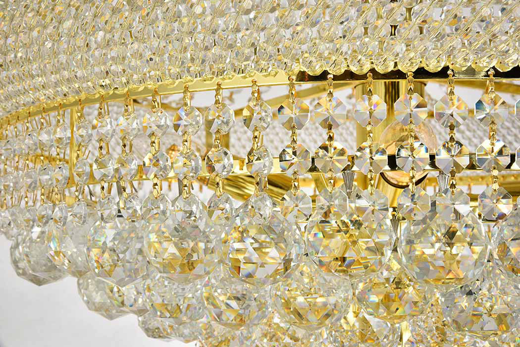 Elegant Chandelier - Gold, L 36" (V1800G36G-RC)