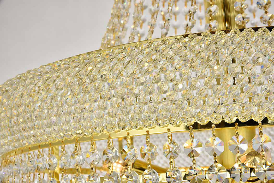 Elegant Chandelier - Gold, L 36" (V1800G36G-RC)