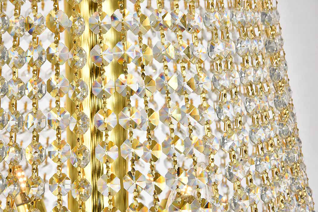 Elegant Chandelier - Gold, L 36" (V1800G36G-RC)