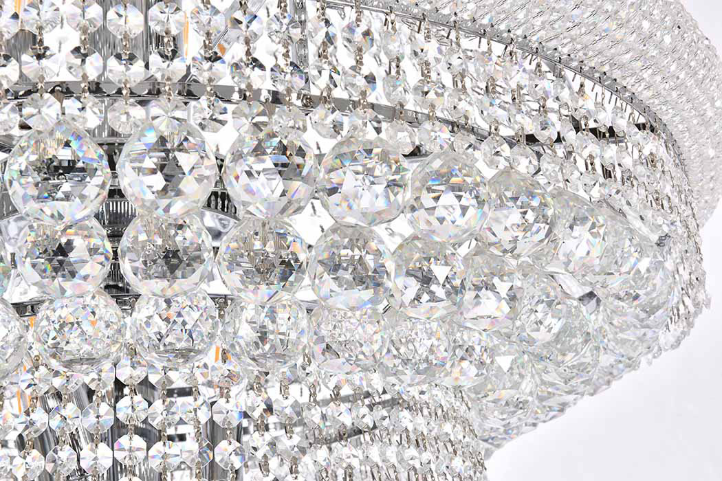 Elegant Chandelier - Chrome, L 48" (V1800G48C-RC)