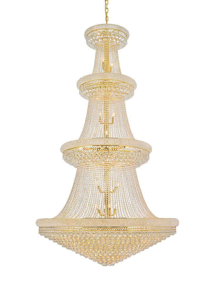 Elegant Chandelier - Gold, L 54" (V1800G54G-RC)