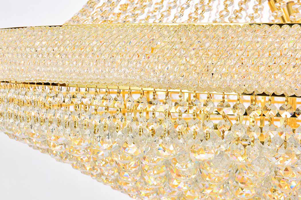 Elegant Chandelier - Gold, L 54" (V1800G54G-RC)