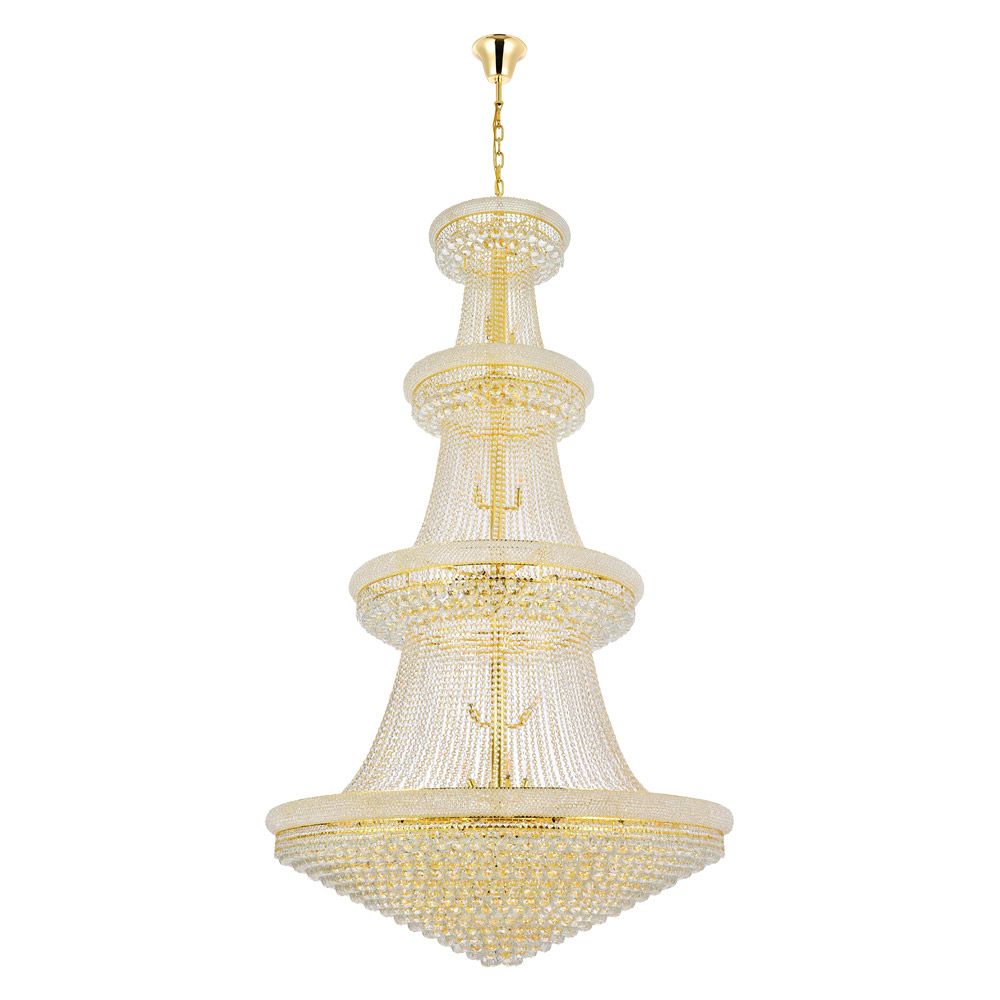 Elegant Chandelier - Gold, L 54" (V1800G54G-RC)