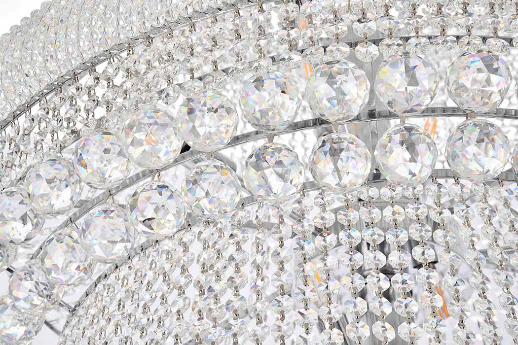 Elegant Chandelier - Chrome, L 62" (V1800G62C-RC)