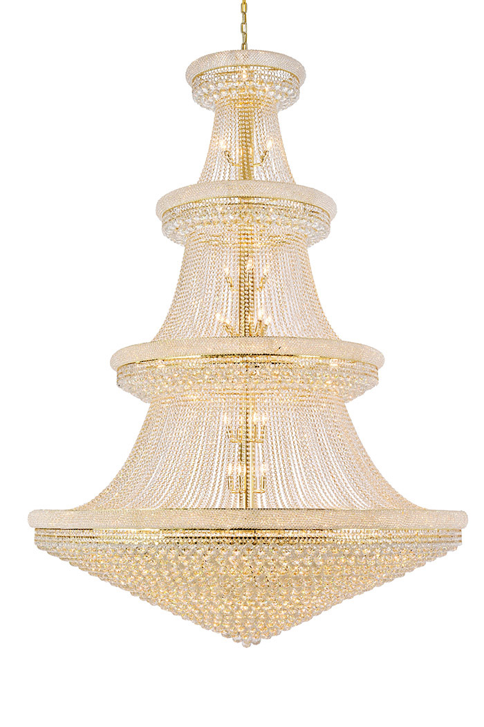 Elegant Chandelier - Gold, L 72" (V1800G72G-RC)