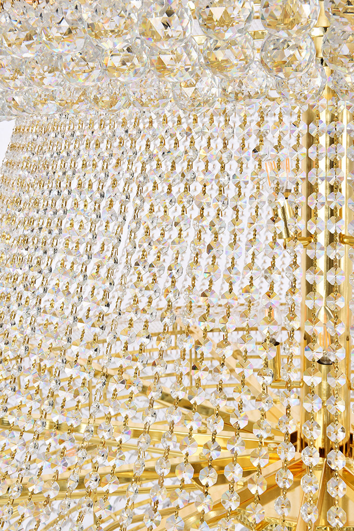 Elegant Chandelier - Gold, L 72" (V1800G72G-RC)