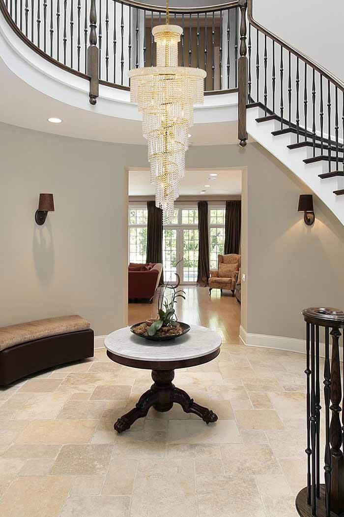 Elegant Pendant Light - Gold/EC, L 30" (V1800SR30G-EC)
