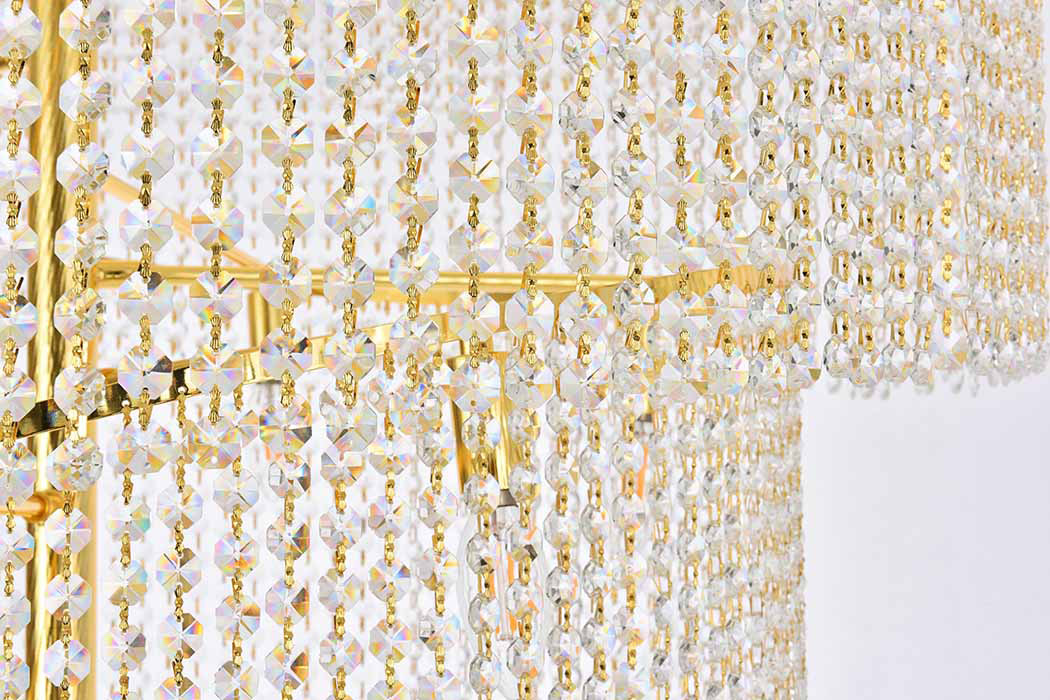 Elegant Pendant Light - Gold, L 48" (V1800SR48G-RC)