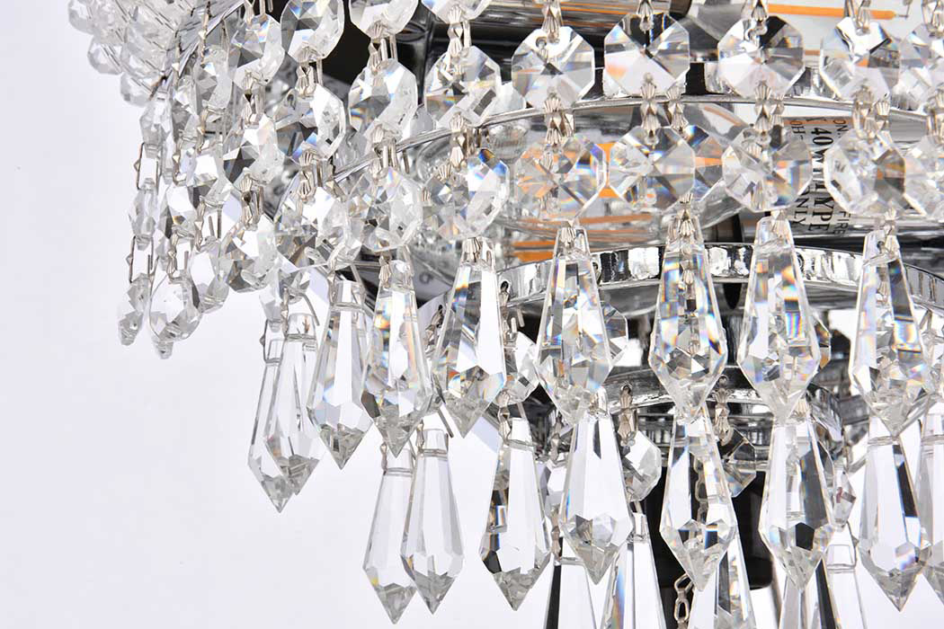 Elegant Wall Sconce - Chrome, H 6" (V1802W12C-RC)