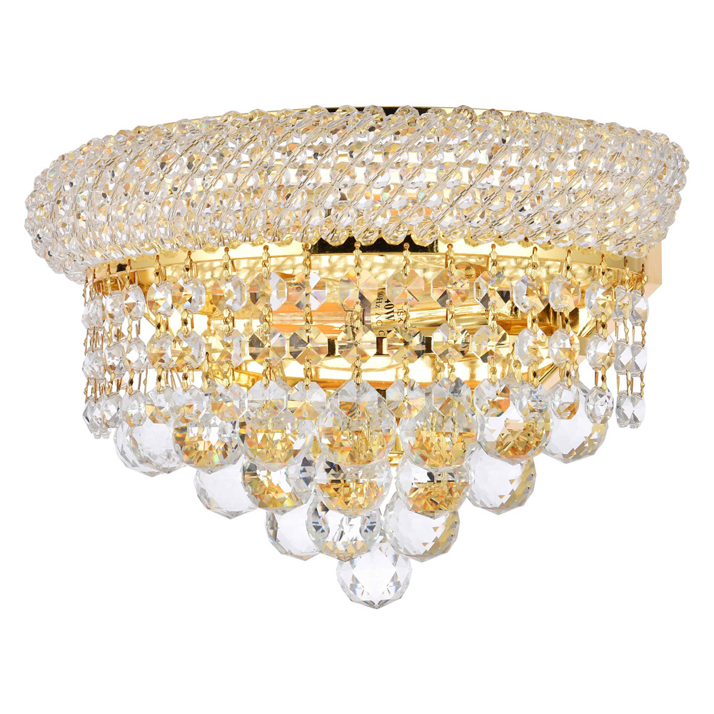 Elegant Wall Sconce - Gold, H 6" (V1802W12G-RC)