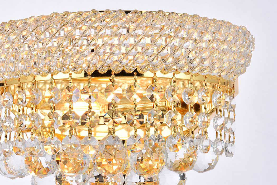 Elegant Wall Sconce - Gold, H 6" (V1802W12G-RC)